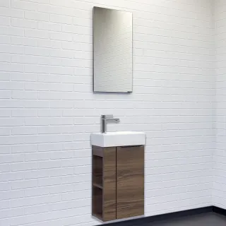 Тумба с раковиной Comforty Матэ 00-00015325 40 см Дуб темно-коричневый